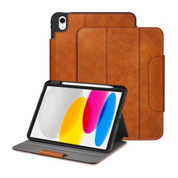 Tech-Protect Fleece iPad 11" (2022 / 2025) -suojakotelo, Ruskea