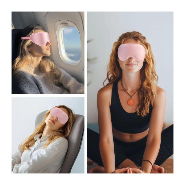 Tech-Protect Eyeshade -unimaski, Vaaleanpunainen