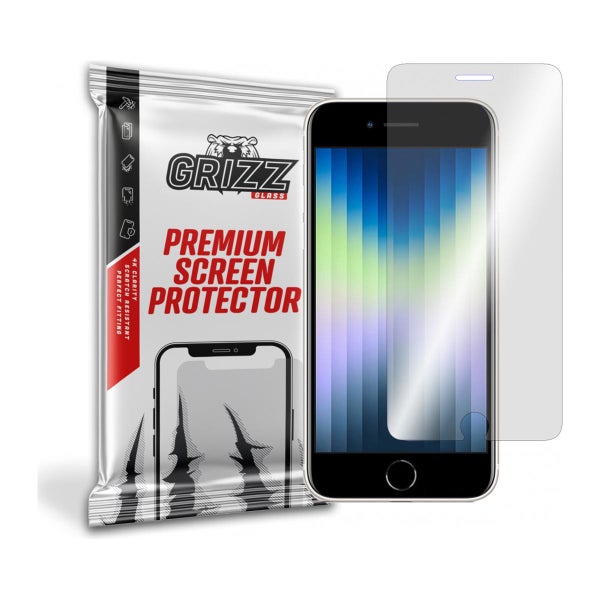 Grizz Hydrogel iPhone SE (2020 / 2022) -suojakalvo, Kirkas