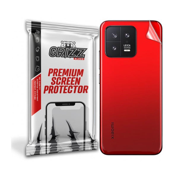 Grizz SatinSkin Xiaomi 13 5G -suojakalvo, Takakanteen, kirkas
