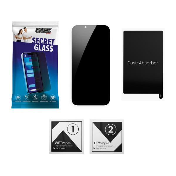 Grizz SecretGlass Honor X8a / 90 Lite 5G -hybridilasi, Yksityissuoja