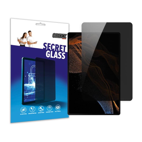 Grizz SecretGlass Galaxy Tab S9 / S9 FE / S10 FE / S10 Lite -hybridilasi, Yksityissuoja