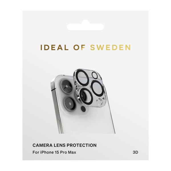 iDeal of Sweden iPhone 15 Pro / 15 Pro Max Camera Lens Protector -panssarilasi, Takakameroille