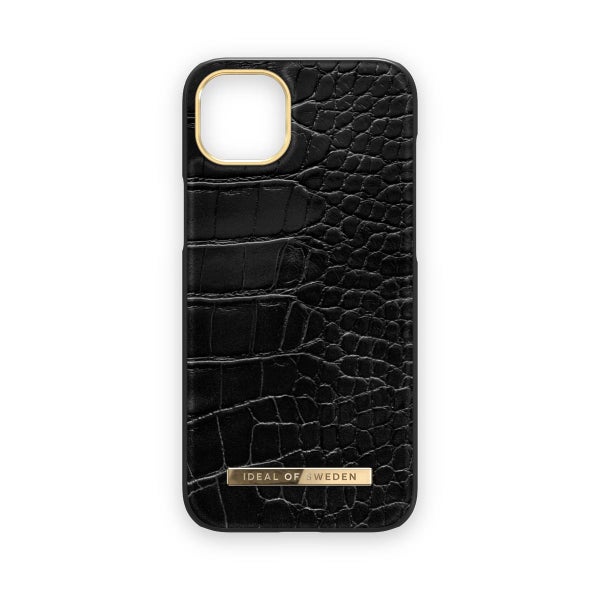 iDeal of Sweden iPhone 15 Plus Atelier Case, Neo Noir Croco