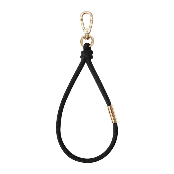 iDeal of Sweden Cord Phone Wristlet -rannehihna puhelimelle, Musta
