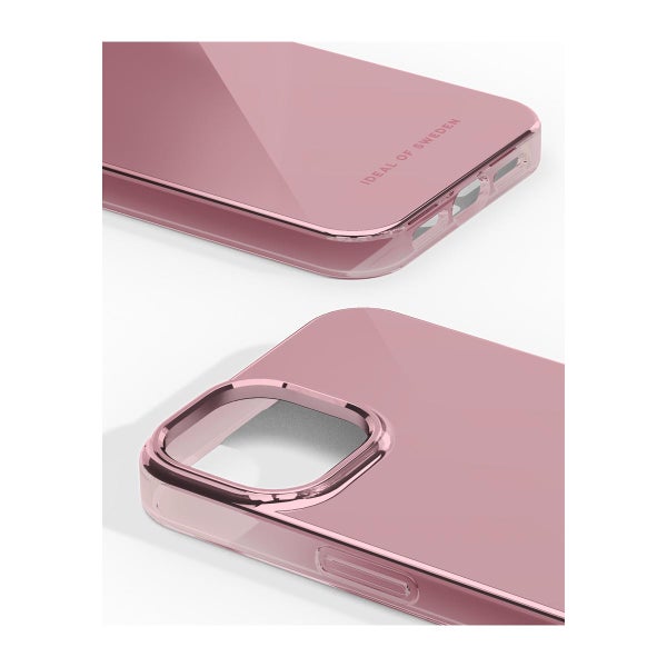 iDeal of Sweden iPhone 17e / 16e / 15 / 14 / 13  MagSafe Clear Case -suojakuori, Mirror Rose Pink