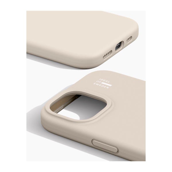 iDeal of Sweden iPhone 17e / 16e / 15 / 14 / 13 MagSafe Silicone Case, Cloud Dancer