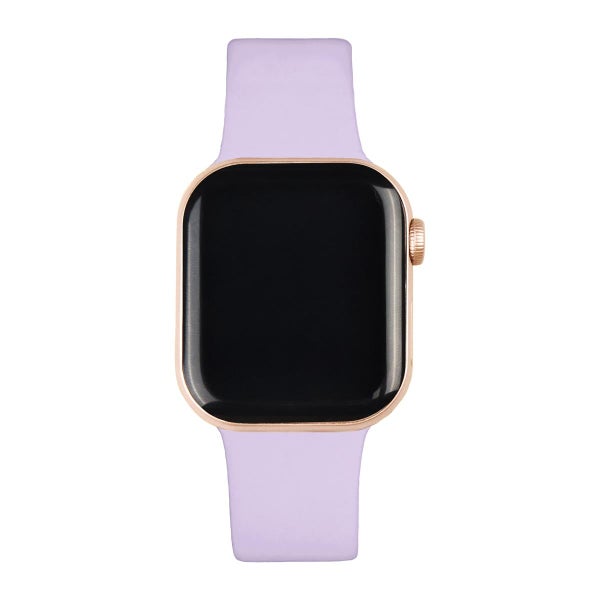 iDeal of Sweden Apple Watch 38 / 40 / 41 / 42 mm Silicone Band -ranneke, Koko S-M, Lavender Milk