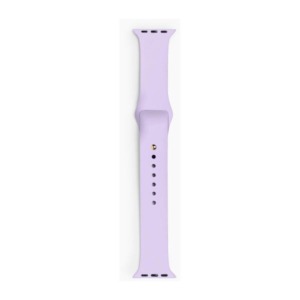 iDeal of Sweden Apple Watch 38 / 40 / 41 / 42 mm Silicone Band -ranneke, Koko S-M, Lavender Milk