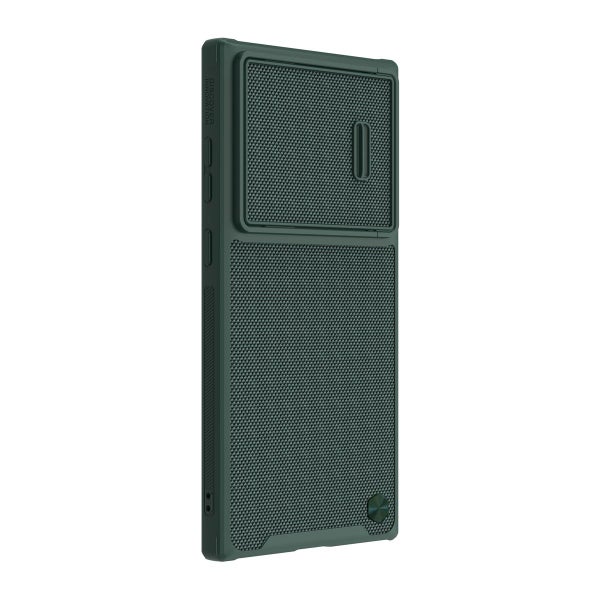 Nillkin Textured Case S -suojakuori, Galaxy S23 Ultra 5G, Vihre&auml;