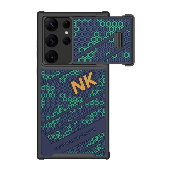 Nillkin Galaxy S23 Ultra 5G Striker Case S -suojakuori, Sinivihre&auml;