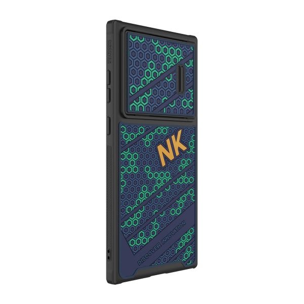 Nillkin Galaxy S23 Ultra 5G Striker Case S -suojakuori, Sinivihre&auml;
