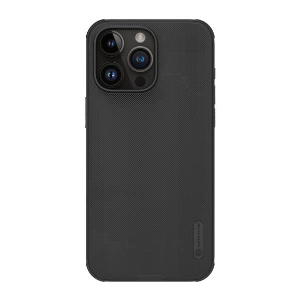 Nillkin Magnetic Super Frosted Shield Pro iPhone 15 Pro -suojakuori, Musta