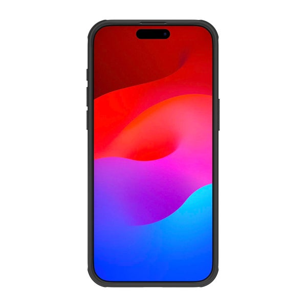 Nillkin Magnetic Super Frosted Shield Pro iPhone 15 Pro -suojakuori, Musta