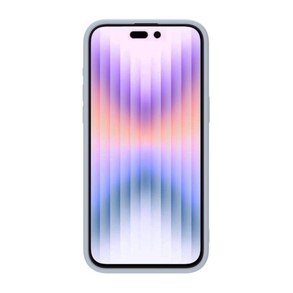 Nillkin iPhone 15 Pro Max CamShield Silky Silicone -suojakuori, Harmaa