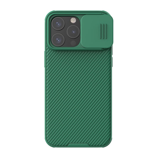 Nillkin iPhone 15 Pro Max CamShield Pro Case -suojakuori, Vihre&auml;