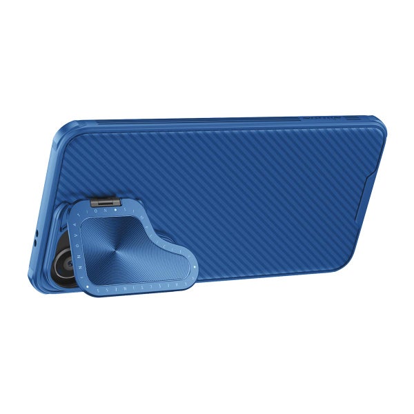 Nillkin Camshield Prop MagSafe Galaxy S24 5G -suojakuori, Sininen