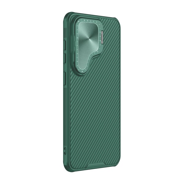 Nillkin CamShield Prop MagSafe Galaxy S24 Plus 5G -suojakuori, Vihre&auml;
