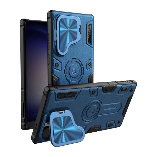 Nillkin Galaxy S24 Ultra 5G CamShield Armor Prop -suojakuori, Sininen