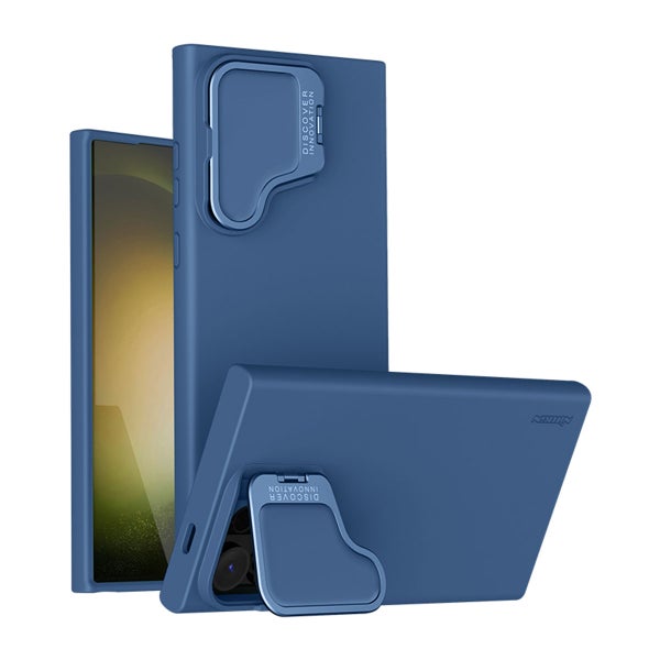 Nillkin Galaxy S24 Ultra 5G CamShield Silky Prop -suojakuori, Tummansininen