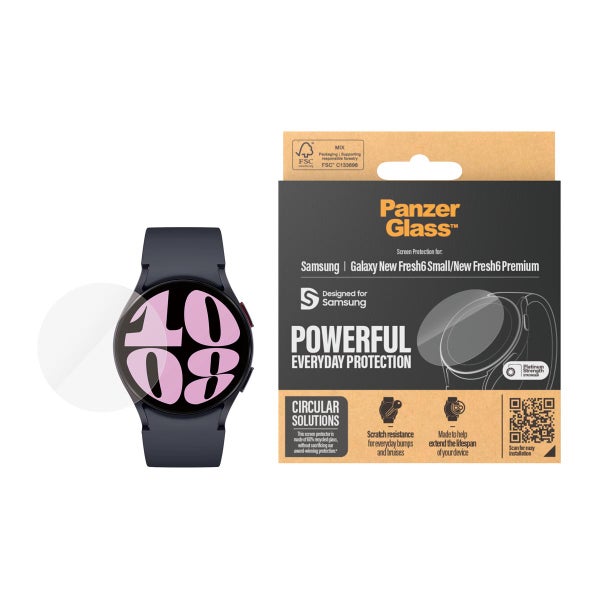 PanzerGlass Galaxy Watch7 (40 mm) / Watch Ultra -panssarilasi, Ultra-Wide, kirkas