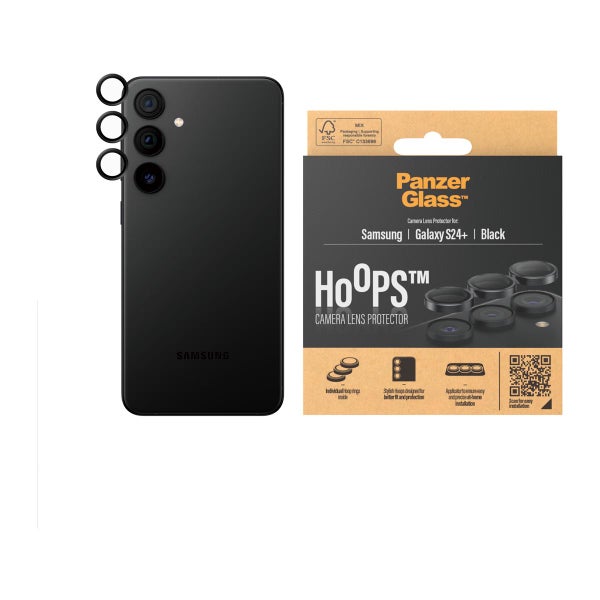 PanzerGlass Galaxy S24 Plus 5G Hoops Camera Lens -panssarilasi, Takakameroille