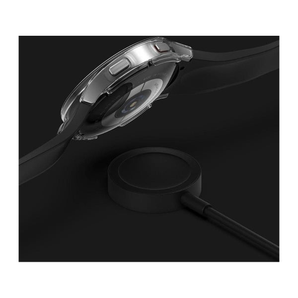 Ringke Slim Galaxy Watch6 44 mm -suojakuori, Musta ja l&auml;pin&auml;kyv&auml; (2-pack)