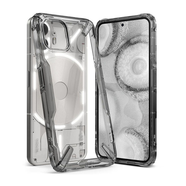 Ringke Fusion-X Nothing Phone (2) -suojakuori, Smoke Black