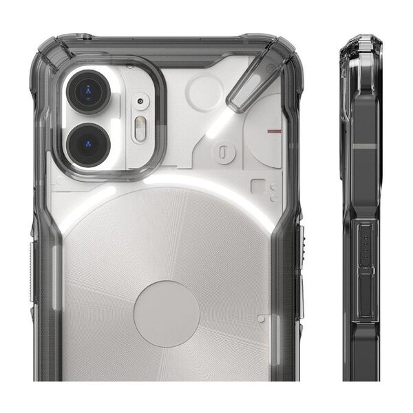 Ringke Fusion-X Nothing Phone (2) -suojakuori, Smoke Black