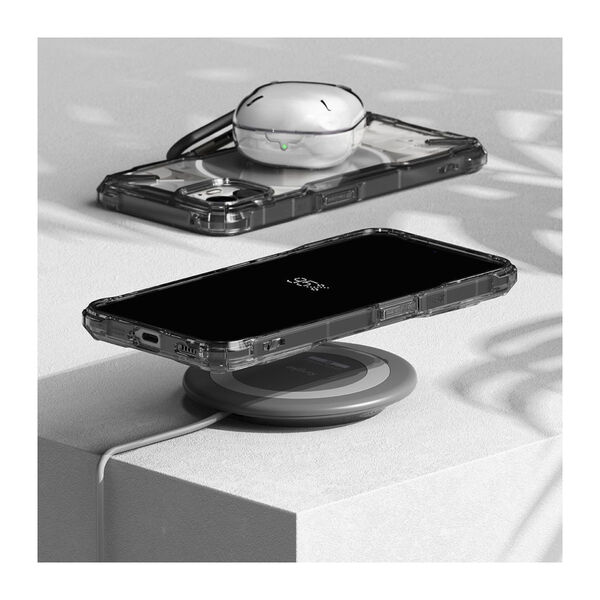 Ringke Fusion-X Nothing Phone (2) -suojakuori, Smoke Black