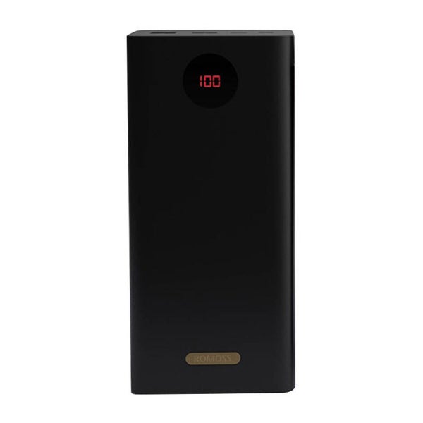 Romoss 60 000mAh QC + PD 22.5W -varavirtal&auml;hde, Musta