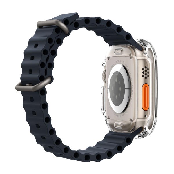 Spigen Ultra Hybrid Apple Watch Ultra suojakuori, L&auml;pin&auml;kyv&auml;