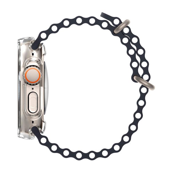 Spigen Ultra Hybrid Apple Watch Ultra suojakuori, L&auml;pin&auml;kyv&auml;