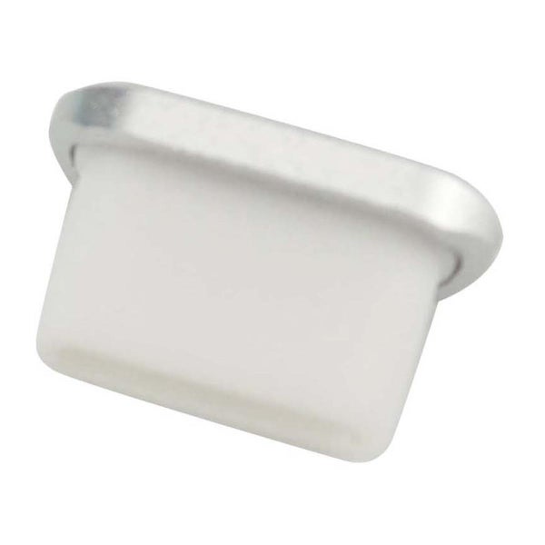 Metallinen p&ouml;lysuoja USB-C -latausporttiin, Hopea