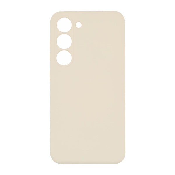 Samsung Galaxy S23 5G silikonimainen TPU-kuori, Luonnonvalkoinen