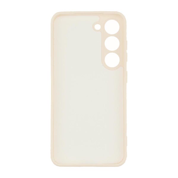 Samsung Galaxy S23 5G silikonimainen TPU-kuori, Luonnonvalkoinen