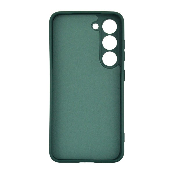 Samsung Galaxy S23 Plus 5G silikonimainen TPU-kuori, Tummanvihre&auml;