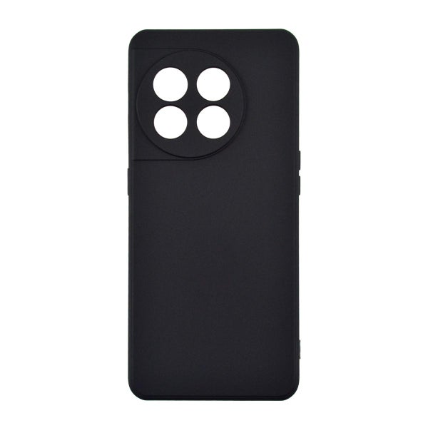 OnePlus 11 silikonimainen TPU-kuori, Musta