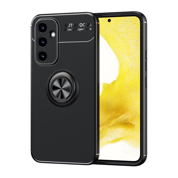 Galaxy A54 5G suojakuoret sormuksella, Musta
