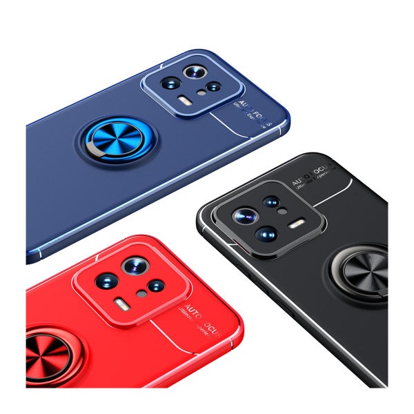 Xiaomi 13 5G suojakuoret sormuksella, Punainen