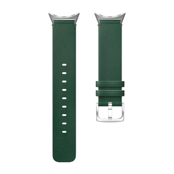 Nahkaranneke Google Pixel Watch-&auml;lykellolle, Vihre&auml;