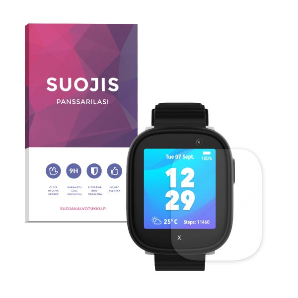 Xplora X6 Play Suojis-suojakalvo, asennusty&ouml;kalulla koko n&auml;yt&ouml;lle