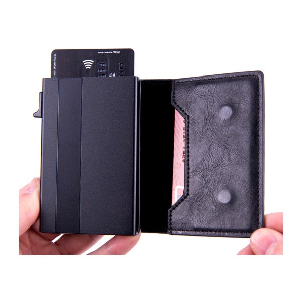 Apple AirTag -korttikotelo, Ekonahkaa, tummanruskea