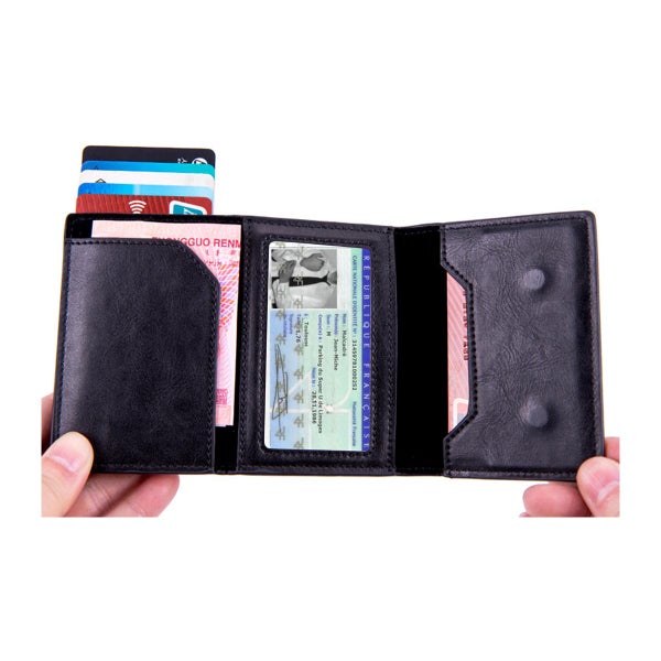 Apple AirTag -korttikotelo, Ekonahkaa, tummanruskea