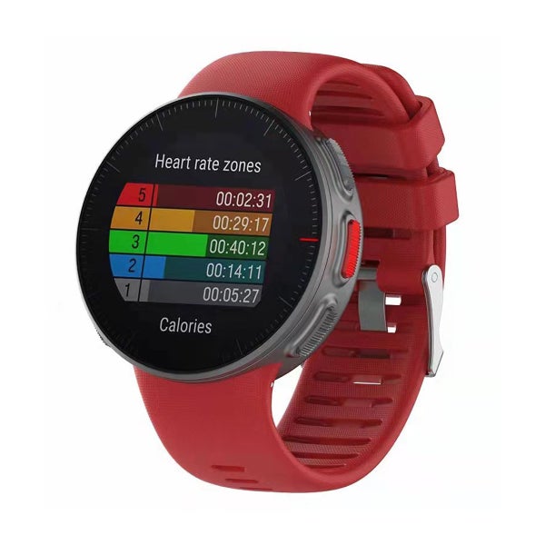 Silikoniranneke Polar Vantage V -&auml;lykellolle, Punainen