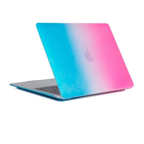Liukuv&auml;rj&auml;tty suojakuori Apple MacBook Pro 16.2" -kannettavalle, Pinkki/sininen
