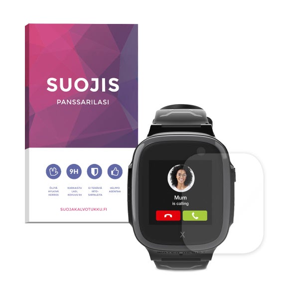 Xplora X5 Play Suojis-suojakalvo, asennusty&ouml;kalulla koko n&auml;yt&ouml;lle