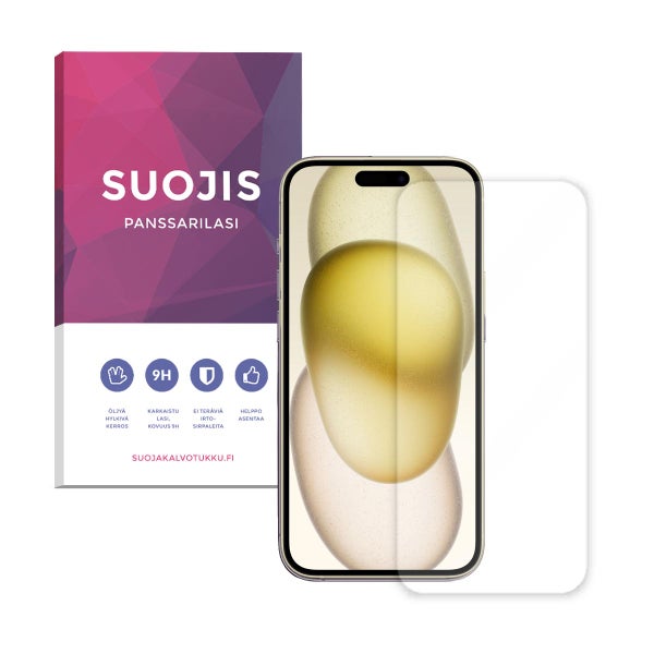 iPhone 15 Plus / 15 Pro Max Suojis-panssarilasi, klassinen