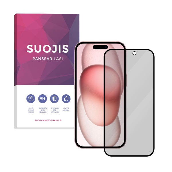iPhone 15 Suojis-panssarilasi, yksityissuoja
