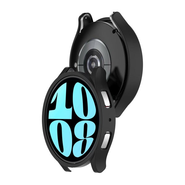 Polykarbonaattikuori Galaxy Watch6 44 mm -&auml;lykellolle, Musta